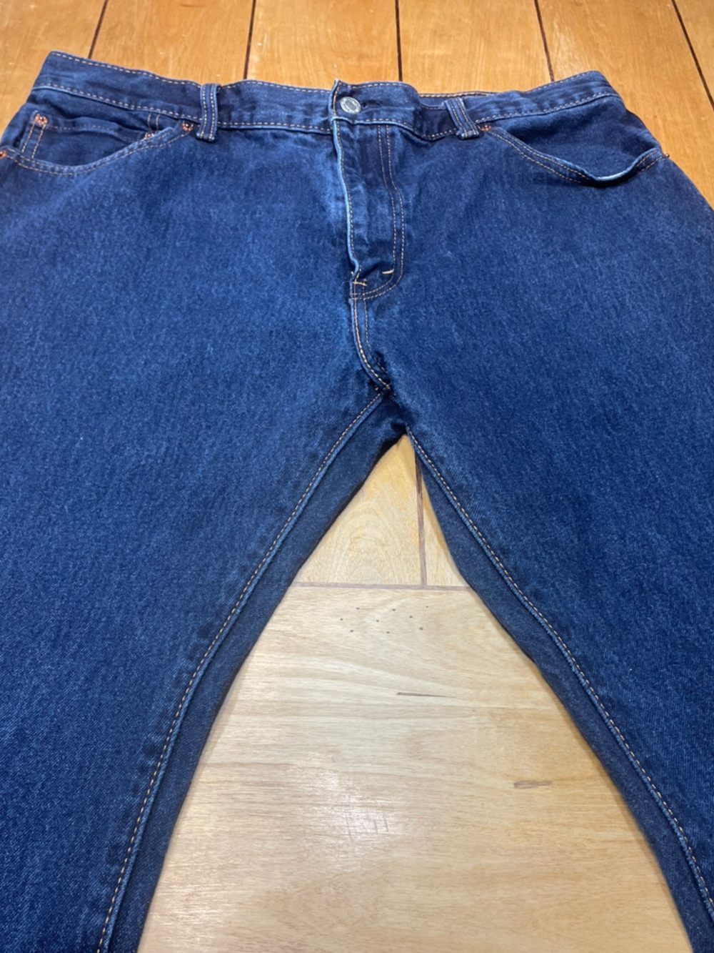 Levi's 517 Bootcut Wide Leg Jeans Dark Wash Denim Size 36x32